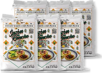 Instant white corn flour
