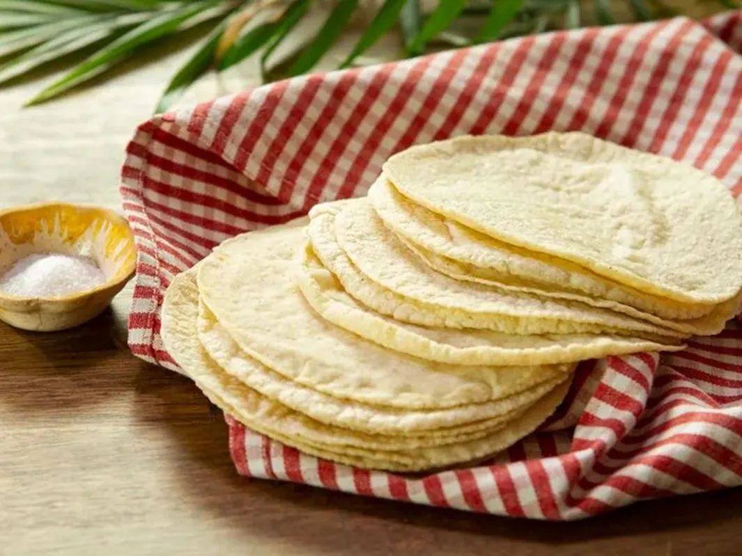 Authentic corn tortillas,